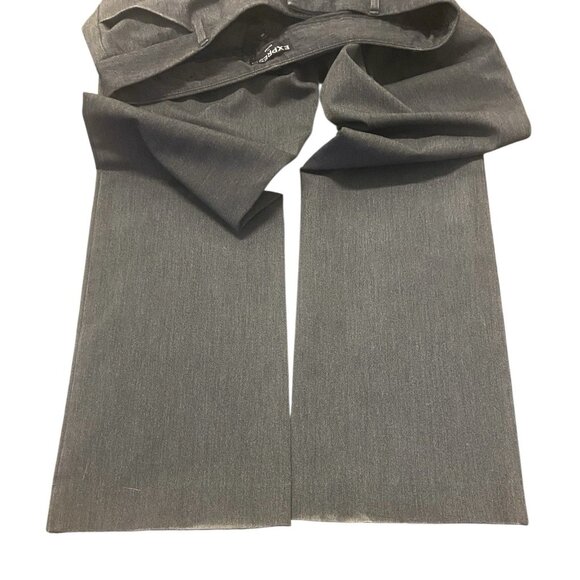 Express Editor Size 10R Dark Gray Mid Rise Bootcut Dress Pants Career Slacks - Picture 6 of 8